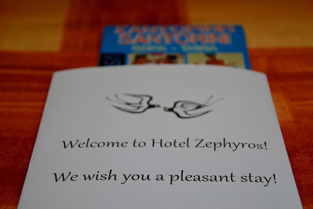 Zephyros Hotel Kamari  Luaran gambar